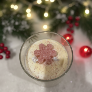 Vela Navidad vaso pequeño
