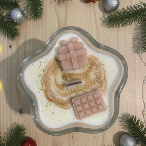 Vela Navidad copa diseño